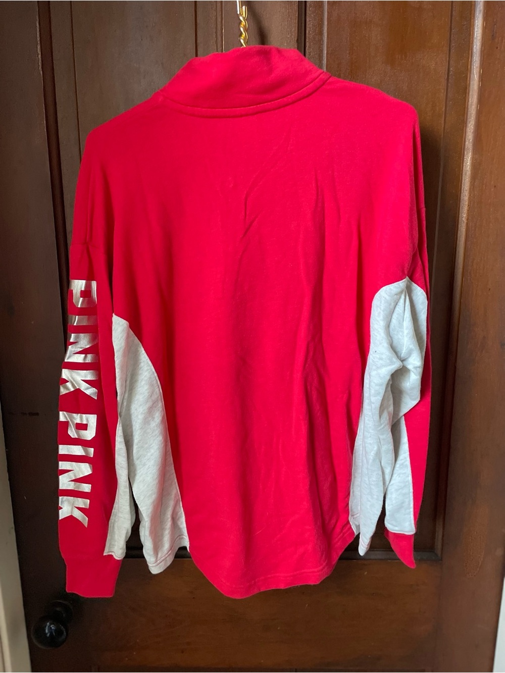 Victoria's Secret / Pink women's size small red pullover sweatshirt - Picture 5 of 6